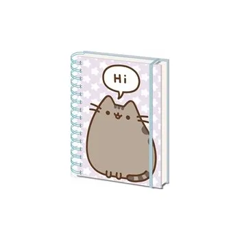 Blok A5 blok-zápisník Pusheen: Pusheen Says Hi (14,8 x 21 cm) kroužková vazba