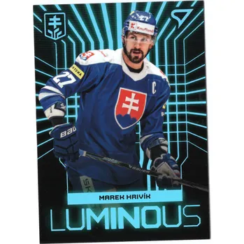 Sběratelská karetní hra 2024 SportZoo Hokejové Slovensko MAREK HRIVÍK Luminous Blue
