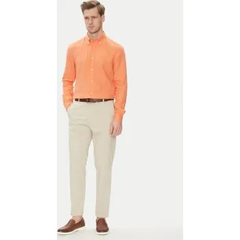 Pánská košile BOSS Košile H-Roan-Bd-E-C1-243 50520283 Oranžová Slim Fit S