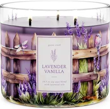 Svíčka Goose Creek Candle svíčka Lavender Vanilla, 411 g