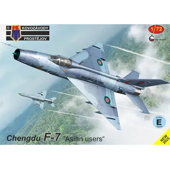 Plastikový model 1:72 Chengdu F-7 „Asian Users“