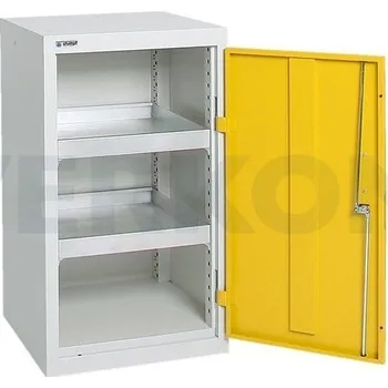 Skříň kovová Stumpf Metall Basic pro skladování chemikálií, Typ: B-4, Barva dveří: Modrá, Rozměry (v x š x h) [mm]: 1800 x 1000 x 500, Počet polic: 4