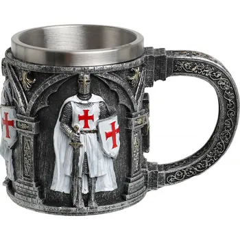 Replika zbraně MystiCalls 400ml hrnek Křižák v&nbsp;bílém