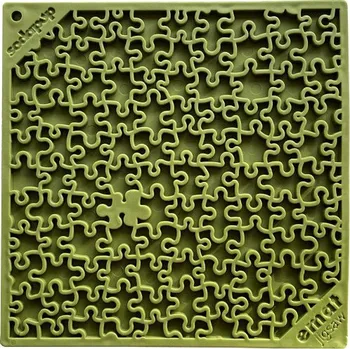 Hračka pro psa SodaPup lízací podložka puzzle, zelená
