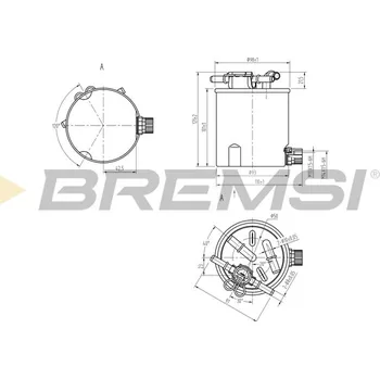 Palivový filtr Palivový filtr BREMSI FE0783