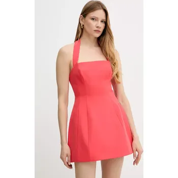 Dámské šaty Šaty Bardot NEVELLE 59857DB růžová 38X, vel. M