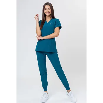 Dámský overall Dámská lékařská souprava Uniforms World 309TS™ Valiant karaibsky modrá