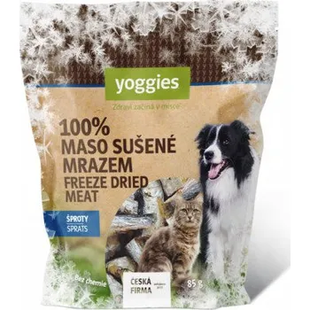 Pamlsek pro psa Yoggies Mrazem sušené šproty (lyofilizované) 85 g