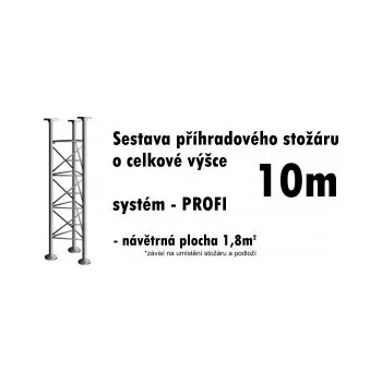 Anténní držák Sestava příhradového stožáru 10m SPS10MP