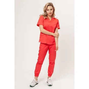 Dámský overall Dámská lékařská souprava Sunrise Basic Jogger FRESH koralová