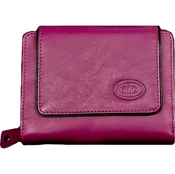 DD A 303-22 dámská kožená peněženka tm.růžová