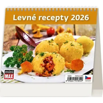 Kalendář HELMA 365 Kalendář stolní MiniMax Levné recepty 2026 / 16,4cm x 17,1cm / SM03-26