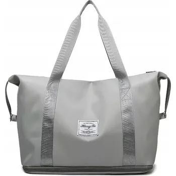 Dámská cestovní taška NERO RO225S (Příruční cestovní dámská taška 55 x 30 x 22 cm, šedé provedení, objem 48 litrů)