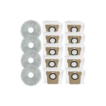 Sada příslušenství pro robotický vysavač Mopy a sáčky pro vysavač DREAME Bot S10 Pro Plus sada 10+4ks