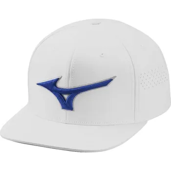 Čepice Mizuno Tour Flat Snapback pánská kšiltovka, bílá