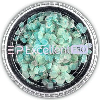 Sušený květ na zdobení nehtů tyrkys 50 ks 013