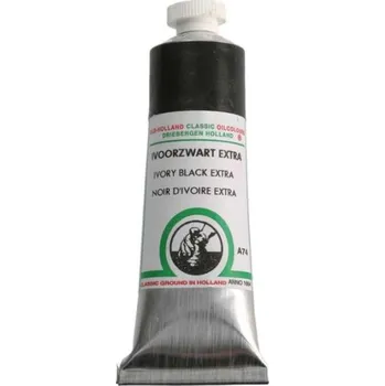 Olejová barva Olejová barva Old Holland A74 Ivory Black Extra 125 ml