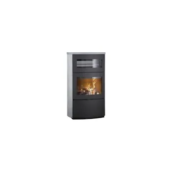 Krbová kamna HETA Scan-line 1000B šedý lak a pískovec blackwood
