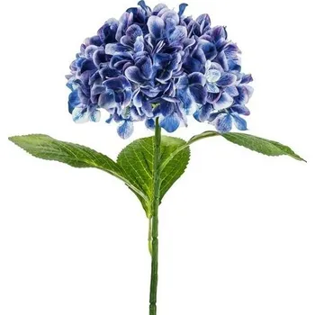umělá květina PartyDeco Umělá květina – Hortenzie Premium, 69 cm, tmavě modrá