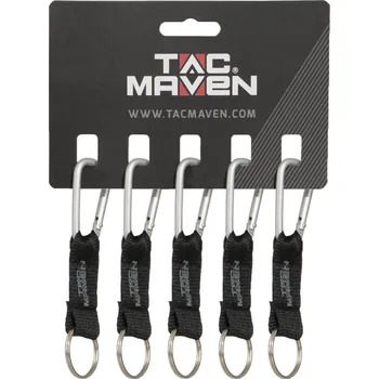Lano Karabina Tac Maven Carab 5 mm 1 ks - stříbrná-černá