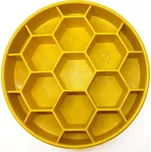 SodaPup Včelí plástev, nylonová senzorická miska - žlutá