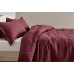 Mušelínové povlečení - vínové 140x200+70x90