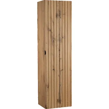 Koupelnový nábytek BPS-koupelny Doplňková koupelnová skříňka vysoká Amata OW V 35 P/L, dub wotan