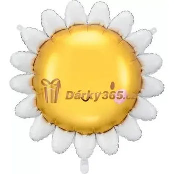 Balónek Fóliový balónek Kopretina s úsměvem 70 cm