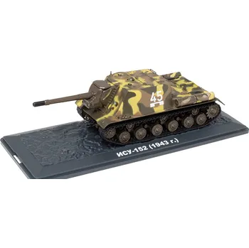 autíčko ISU-152 tank 1:43 časopis s modelem ISU-152 - 1943 - kovový model tanku