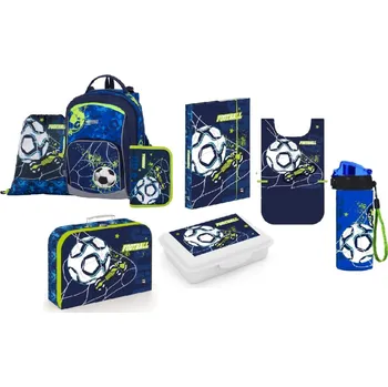 Školní batoh Karton P+P Školní sada set 8ks OXY GO fotbal batoh vhodný i pro prvňáčky 0-47025/08