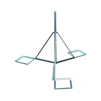 Anténní držák Trojnožka 3m - PROFI lite s dlaždicemi - žárový zinek - pr.76 TRPK76DL