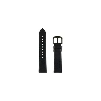 Příslušenství k chytrým hodinkám Garett Electronics Garett univerzální řemínek 22 mm, černý kožený STRAP_V_BLK_LTH