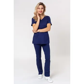 Dámský overall Lékařská dámská souprava Cherokee Core Stretch (halena Core, kalhoty Mid Rise) námořnicky modrá