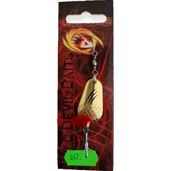 Umělá nástraha Plandavka Wild Devil Baits zlatá 6g 32mm