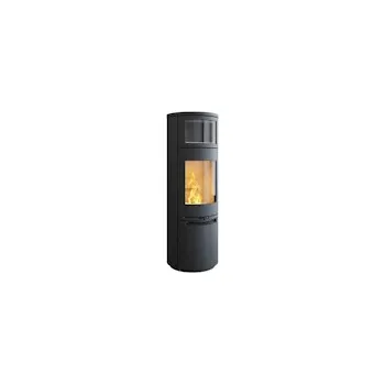 Krbová kamna HETA Scan-line 900B šedý lak a horní deska pískovec blackwood