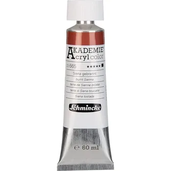 Vodová barva Schmincke Akademie Akrylová barva 665 Burnt Sienna 60 ml 1 ks