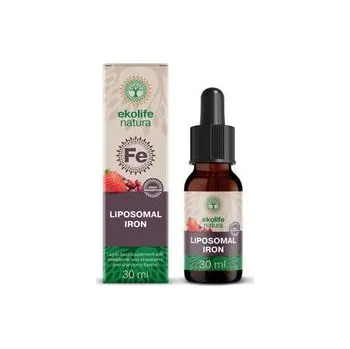 EKOLIFE NATURA Liposomal Iron 30ml jahoda brusinka