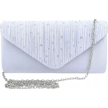 Kabelka Elegantní večerní kabelka (Večerní dámská kabelka třpytivá, šedá, délka řetízku 100 cm)