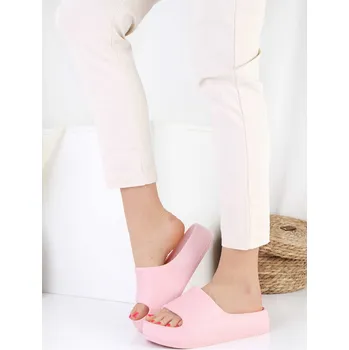 Dámské pantofle ADCZ Růžové pantofle na platformě 18326PI Velikost: 36