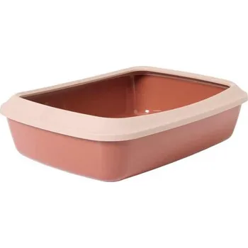 Toaleta pro kočku WC s okrajem Iriz, terakota Savic 42x31,5x12,5 cm