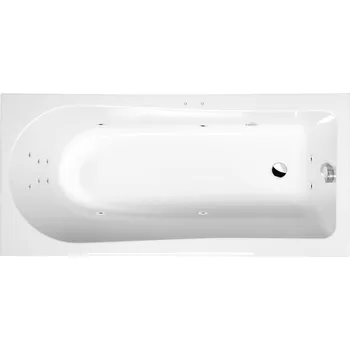 Vana LISA hydromasážní vana, 150x70x47cm, Attraction Hydro, chrom