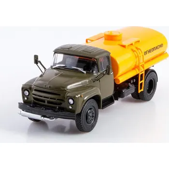 autíčko MODIMIO ZIL-130 TSV 6 1:43 časopis s modelem - Legendární náklaďáky SSSR #99 ZIL 130 TSV-6 - kovový model auta