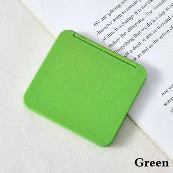 Kosmetické zrcátko Kapesní oboustranné mini zrcátko pro dívky | kapesní zrcátko, oboustranné zrcátko - Zelená 6,2 x 7,6 cm
