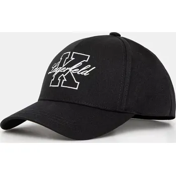 Kšiltovka Kšiltovka Karl Lagerfeld černá barva, s aplikací, 552123.805609 99X, vel. ONE SIZE