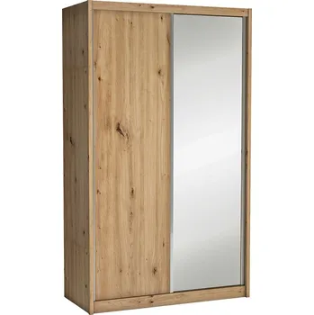 Šatní skříň Šatní skříň KAROK | 143 cm | se zrcadlem | artisan