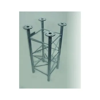 Anténní držák Základna pro příhradové stožáry čtyřboké - 1m, silnostěnná ZPSZ1M4S