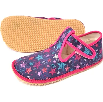 Chlapecké bačkory Beda Přezůvky barefoot - Stars (BFN 170020/W) Velikost: 23