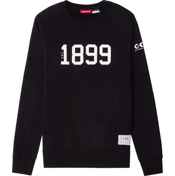 Pánská mikina Mikina CCM 125 Years Anniv. Fleece Crew Farba: čierna, Veľkosť: XXL
