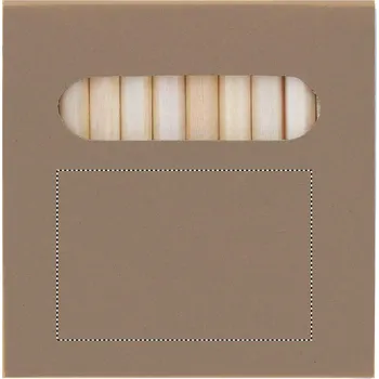 Kresba 12 pastelek 100 FRONT, 40x60mm Tamponový tisk, 1 barva