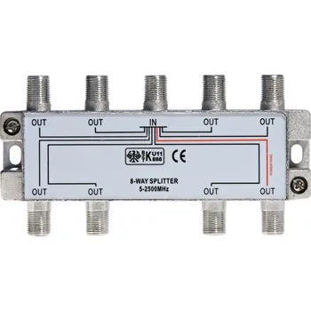 Anténní zesilovač Anténní rozbočovač HTS - 8DC